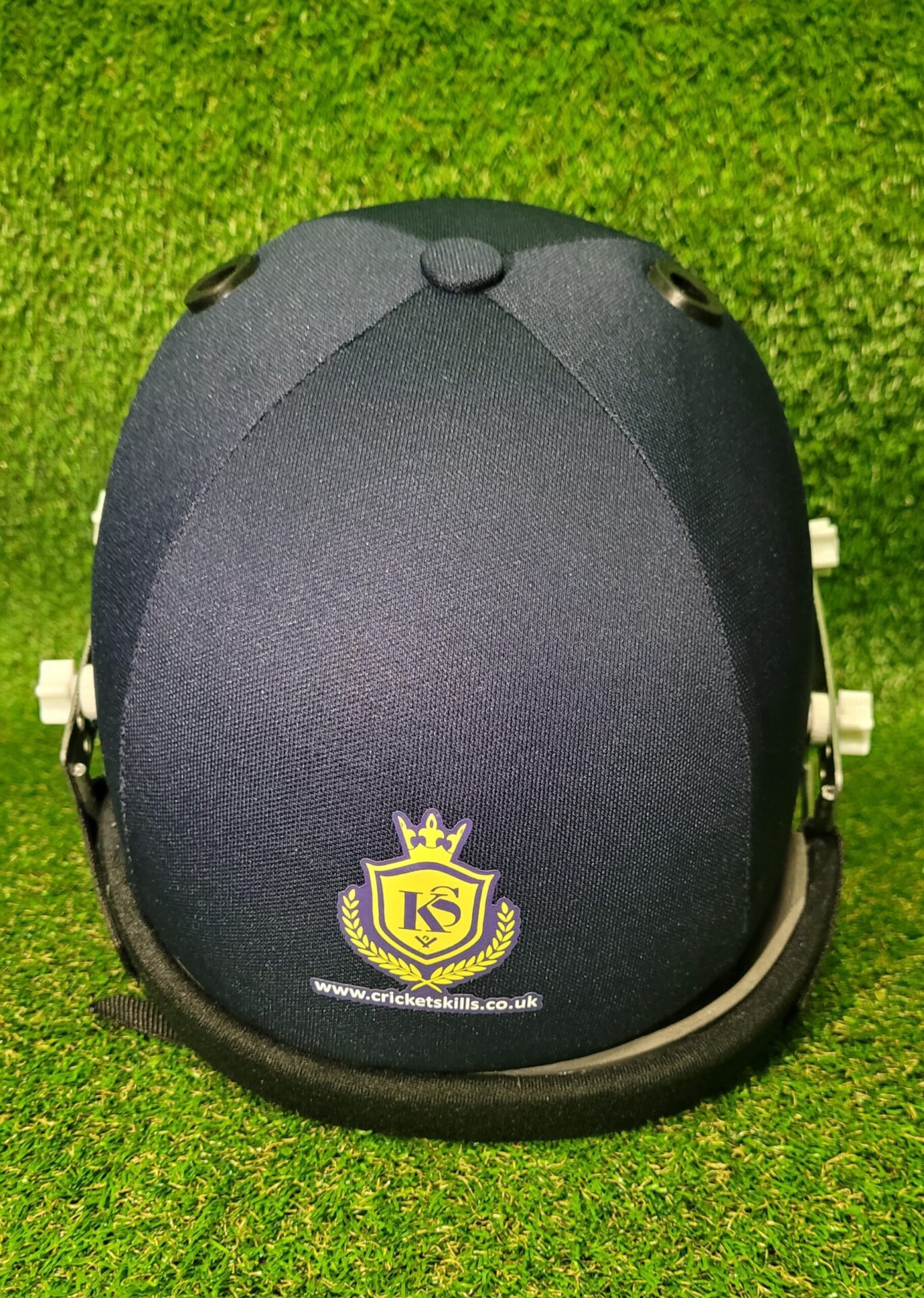 KS CRICKET DOUBLE GRILL HELMET, ADULT SIZE, ADJUSTABLE, EXCELLENT QUALITY WITH BACK PROTECTION - Image 4