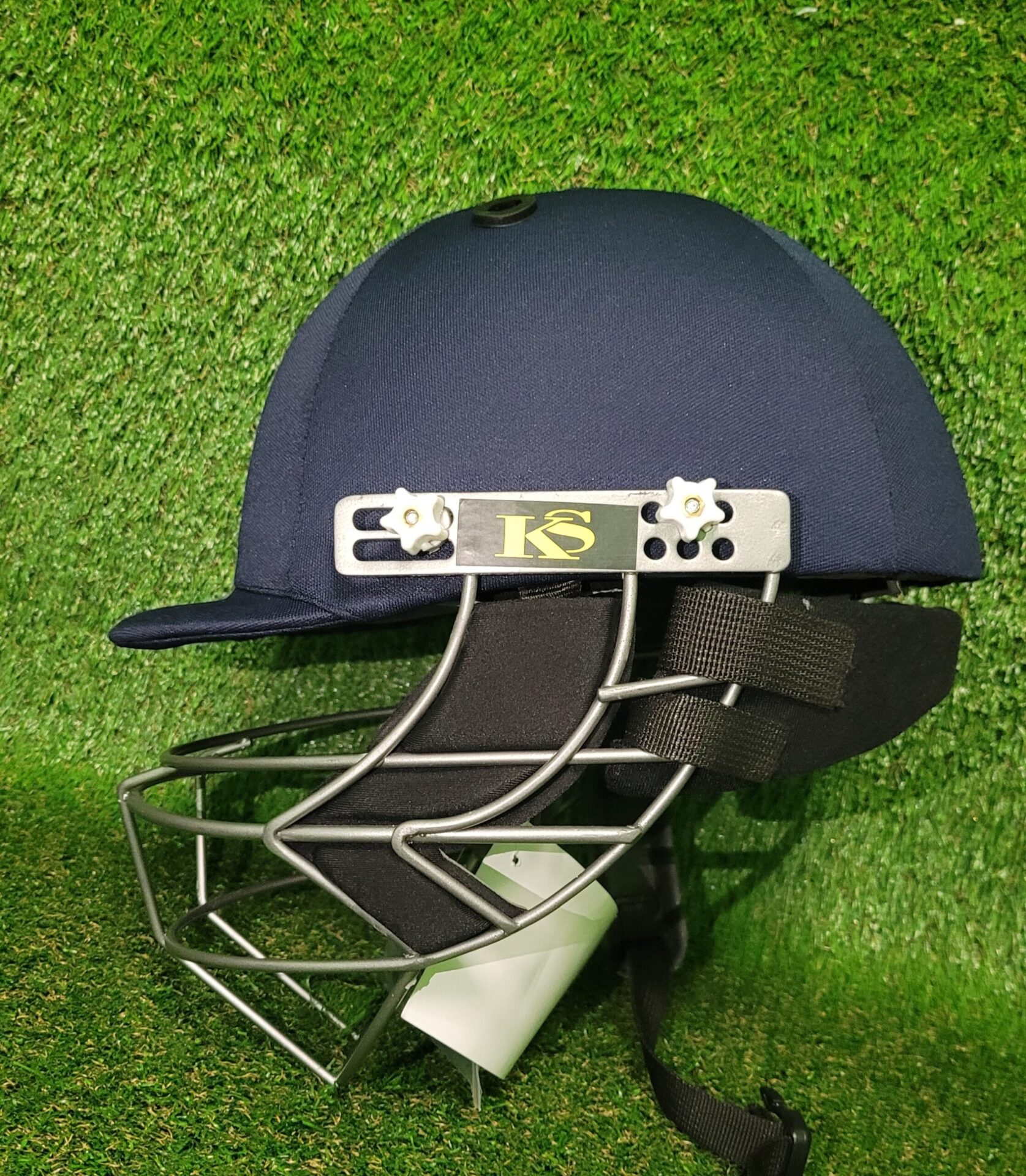 KS CRICKET DOUBLE GRILL HELMET, ADULT SIZE, ADJUSTABLE, EXCELLENT QUALITY WITH BACK PROTECTION - Image 5